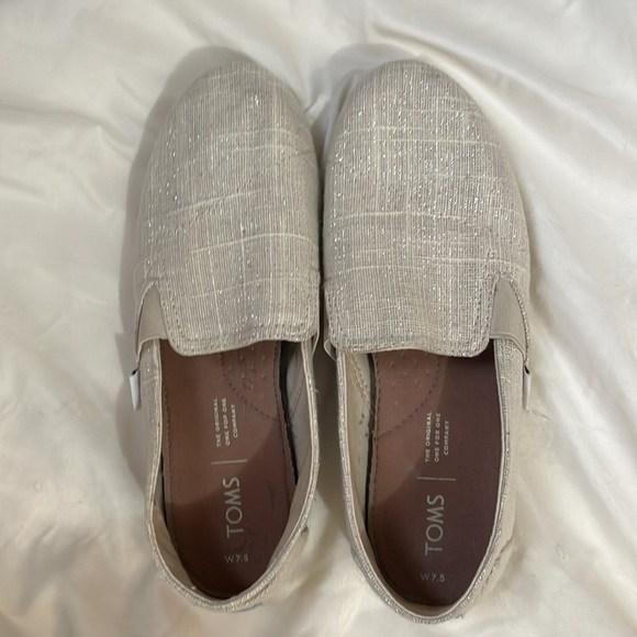 Toms Women Slip On Canvas Shoes Redondo Flats - Picture 3 of 6